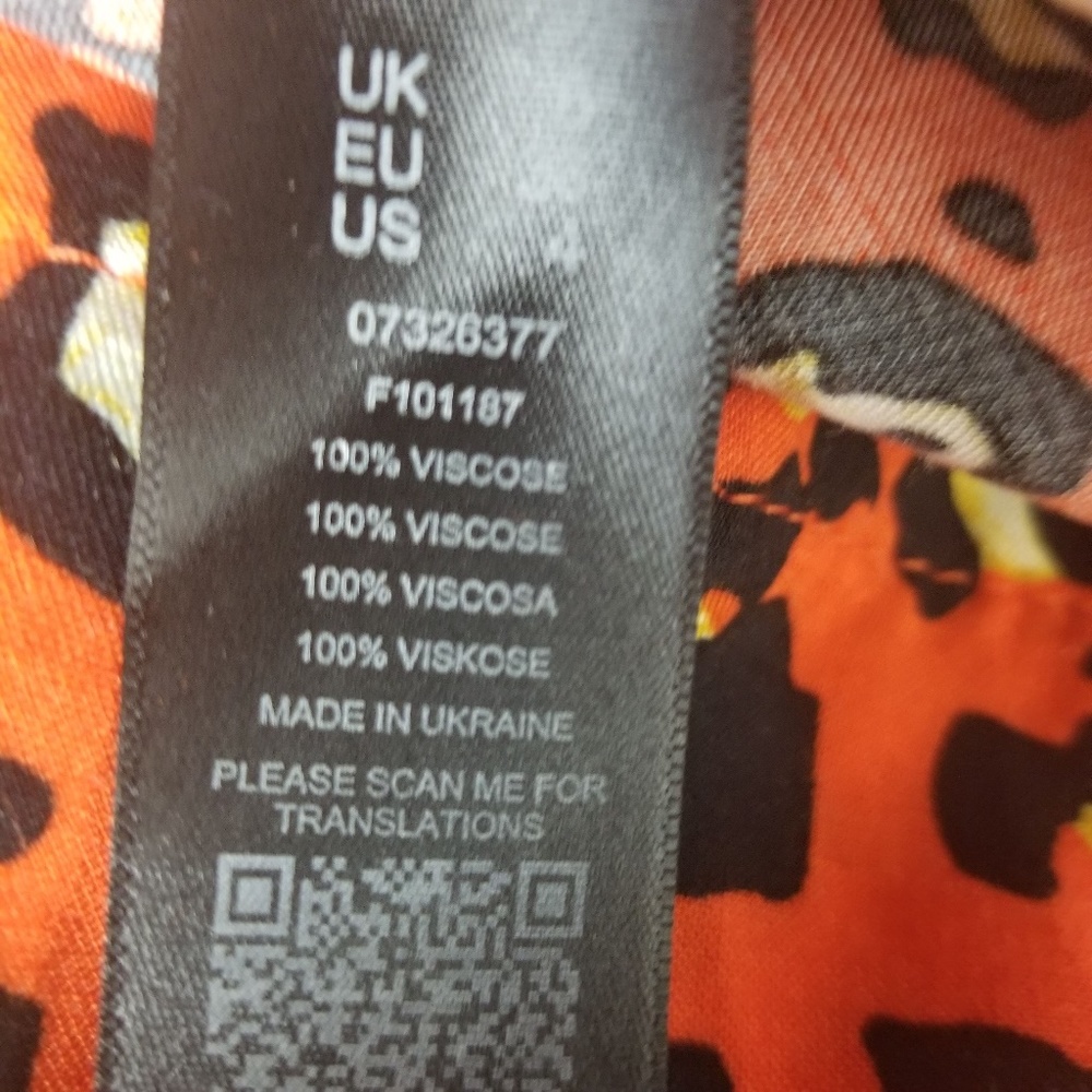 Asos Leopard Animal Print Short Sleeve Dress NEW - Picture 7 of 8